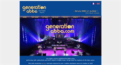 Desktop Screenshot of generationabba.com